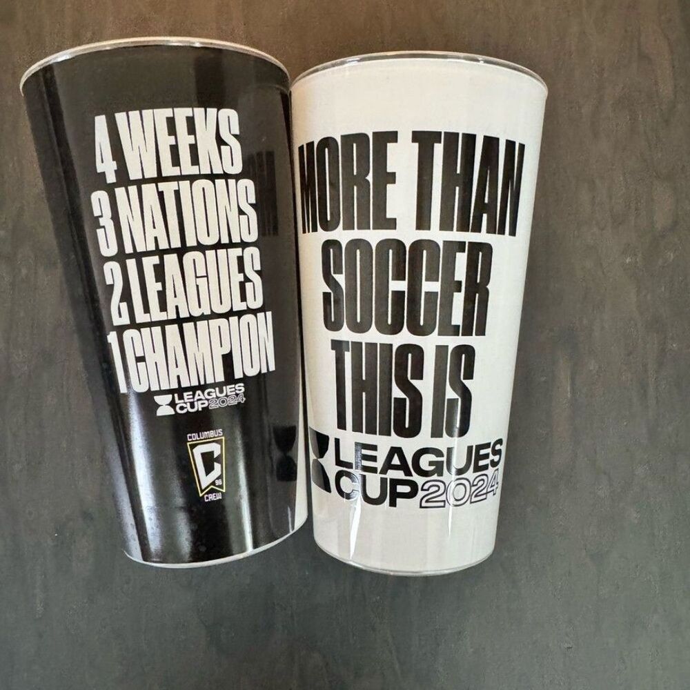 MLS 2024 Leagues Cup drinking glasses